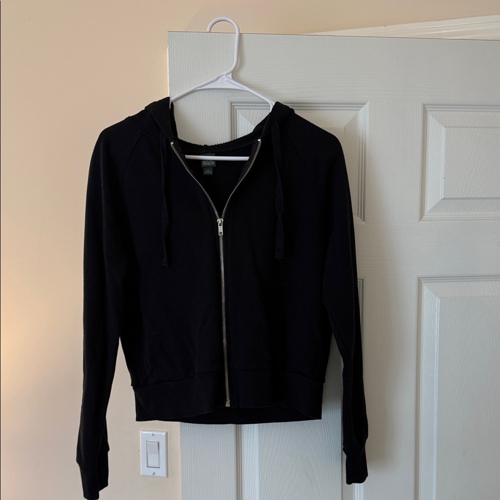 Wild Fable Black Zip-Up Hoodie Jacket